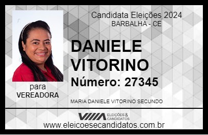 Candidato DANIELE VITORINO 2024 - BARBALHA - Eleições