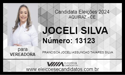 Candidato JOCELI SILVA 2024 - AQUIRAZ - Eleições