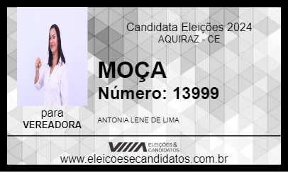 Candidato MOÇA 2024 - AQUIRAZ - Eleições