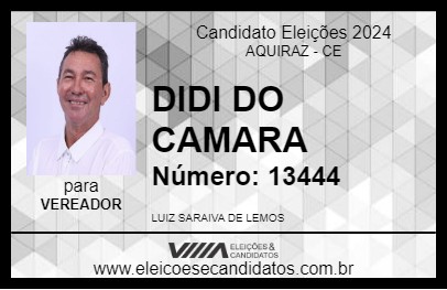 Candidato DIDI DO CAMARA 2024 - AQUIRAZ - Eleições