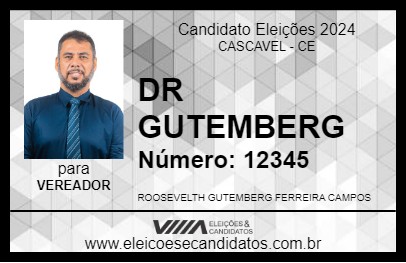 Candidato DR GUTEMBERG 2024 - CASCAVEL - Eleições