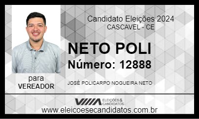 Candidato NETO POLI 2024 - CASCAVEL - Eleições