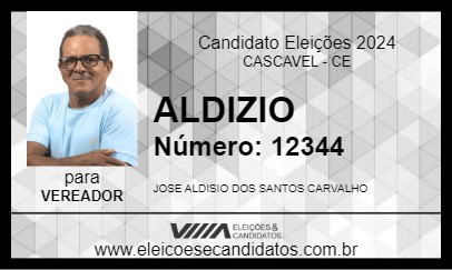 Candidato ALDIZIO 2024 - CASCAVEL - Eleições