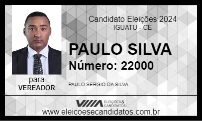 Candidato PAULO SILVA 2024 - IGUATU - Eleições