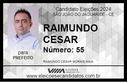 Candidato RAIMUNDO CESAR 2024 - SÃO JOÃO DO JAGUARIBE - Eleições