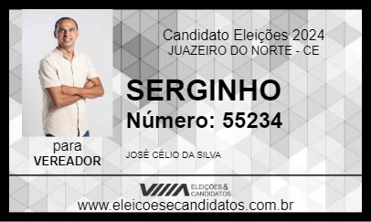 Candidato SERGINHO 2024 - JUAZEIRO DO NORTE - Eleições