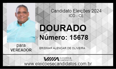 Candidato DOURADO 2024 - ICÓ - Eleições