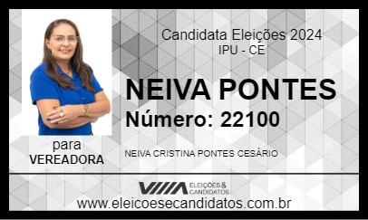 Candidato NEIVA PONTES  2024 - IPU - Eleições