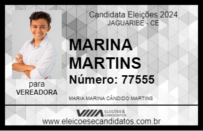 Candidato MARINA MARTINS 2024 - JAGUARIBE - Eleições