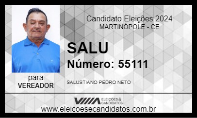 Candidato SALU 2024 - MARTINÓPOLE - Eleições