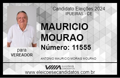 Candidato MAURICIO MOURAO 2024 - IPUEIRAS - Eleições