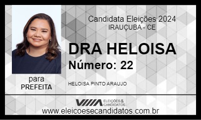 Candidato DRA HELOISA 2024 - IRAUÇUBA - Eleições