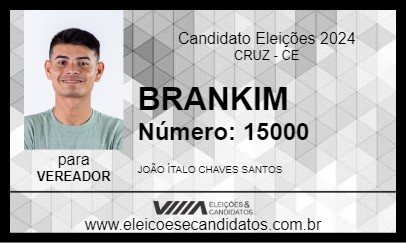 Candidato BRANKIM 2024 - CRUZ - Eleições