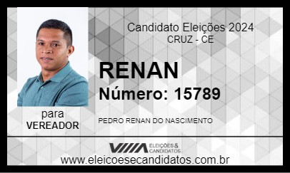 Candidato RENAN 2024 - CRUZ - Eleições