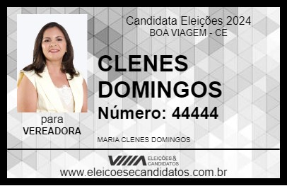 Candidato CLENES DOMINGOS 2024 - BOA VIAGEM - Eleições