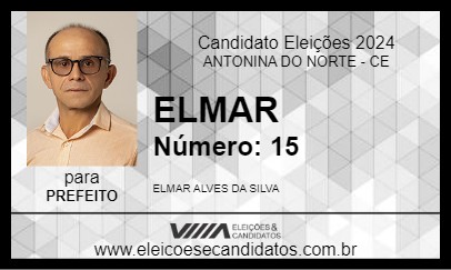 Candidato ELMAR 2024 - ANTONINA DO NORTE - Eleições