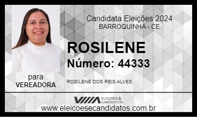 Candidato ROSILENE 2024 - BARROQUINHA - Eleições