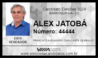 Candidato ALEX JATOBÁ 2024 - BARROQUINHA - Eleições