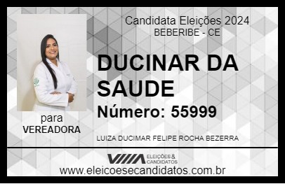 Candidato DUCIMAR DA SAUDE 2024 - BEBERIBE - Eleições