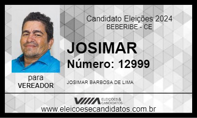 Candidato JOSIMAR 2024 - BEBERIBE - Eleições