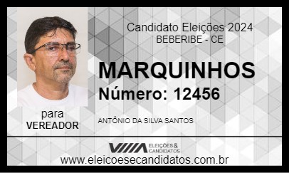 Candidato MARQUINHOS 2024 - BEBERIBE - Eleições