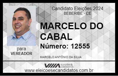 Candidato MARCELO DO CABAL 2024 - BEBERIBE - Eleições