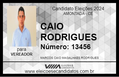 Candidato CAIO RODRIGUES 2024 - AMONTADA - Eleições