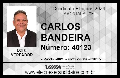 Candidato CARLOS BANDEIRA 2024 - AMONTADA - Eleições