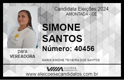 Candidato SIMONE SANTOS 2024 - AMONTADA - Eleições