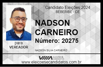 Candidato NADSON CARNEIRO 2024 - BEBERIBE - Eleições