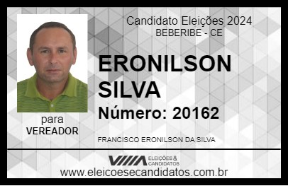 Candidato ERONILSON SILVA 2024 - BEBERIBE - Eleições