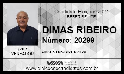 Candidato DIMAS RIBEIRO 2024 - BEBERIBE - Eleições