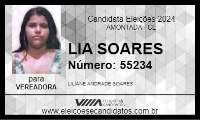 Candidato LIA SOARES 2024 - AMONTADA - Eleições