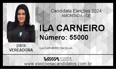 Candidato ILA CARNEIRO 2024 - AMONTADA - Eleições