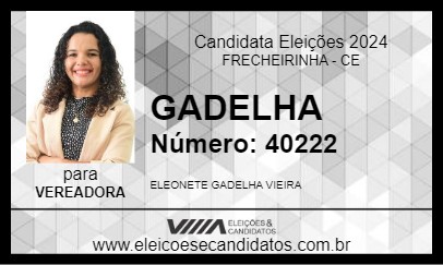 Candidato GADELHA 2024 - FRECHEIRINHA - Eleições