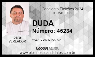 Candidato DUDA 2024 - IGUATU - Eleições