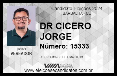 Candidato DR. JORGE 2024 - BARBALHA - Eleições