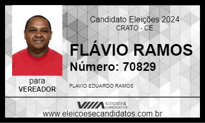 Candidato FLÁVIO RAMOS 2024 - CRATO - Eleições