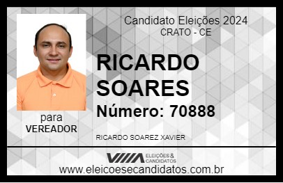 Candidato RICARDO SOARES 2024 - CRATO - Eleições