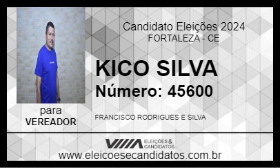 Candidato KICO SILVA 2024 - FORTALEZA - Eleições