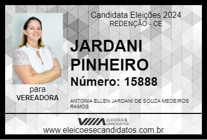 Candidato JARDANI PINHEIRO 2024 - REDENÇÃO - Eleições