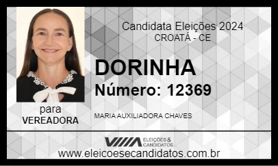 Candidato DORINHA 2024 - CROATÁ - Eleições