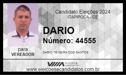 Candidato DARIO 2024 - ITAPIPOCA - Eleições