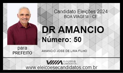 Candidato DR AMANCIO 2024 - BOA VIAGEM - Eleições