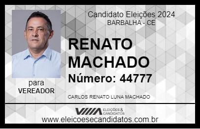 Candidato RENATO MACHADO 2024 - BARBALHA - Eleições