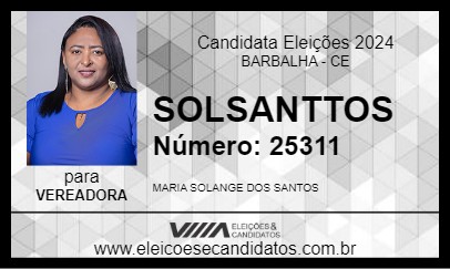 Candidato SOLSANTTOS 2024 - BARBALHA - Eleições