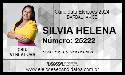 Candidato SILVIA HELENA 2024 - BARBALHA - Eleições