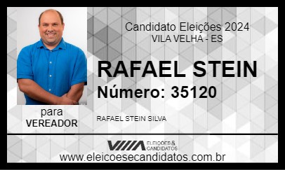 Candidato RAFAEL STEIN 2024 - VILA VELHA - Eleições