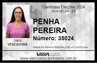 Candidato PENHA PEREIRA 2024 - VILA VELHA - Eleições