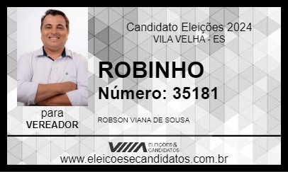 Candidato ROBINHO 2024 - VILA VELHA - Eleições